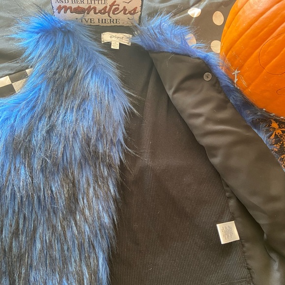 Dsignature blue faux fur vest - Picture 2 of 3